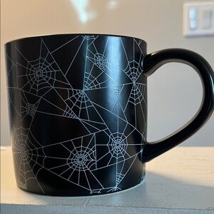 Elegant Black Spiderweb Mug